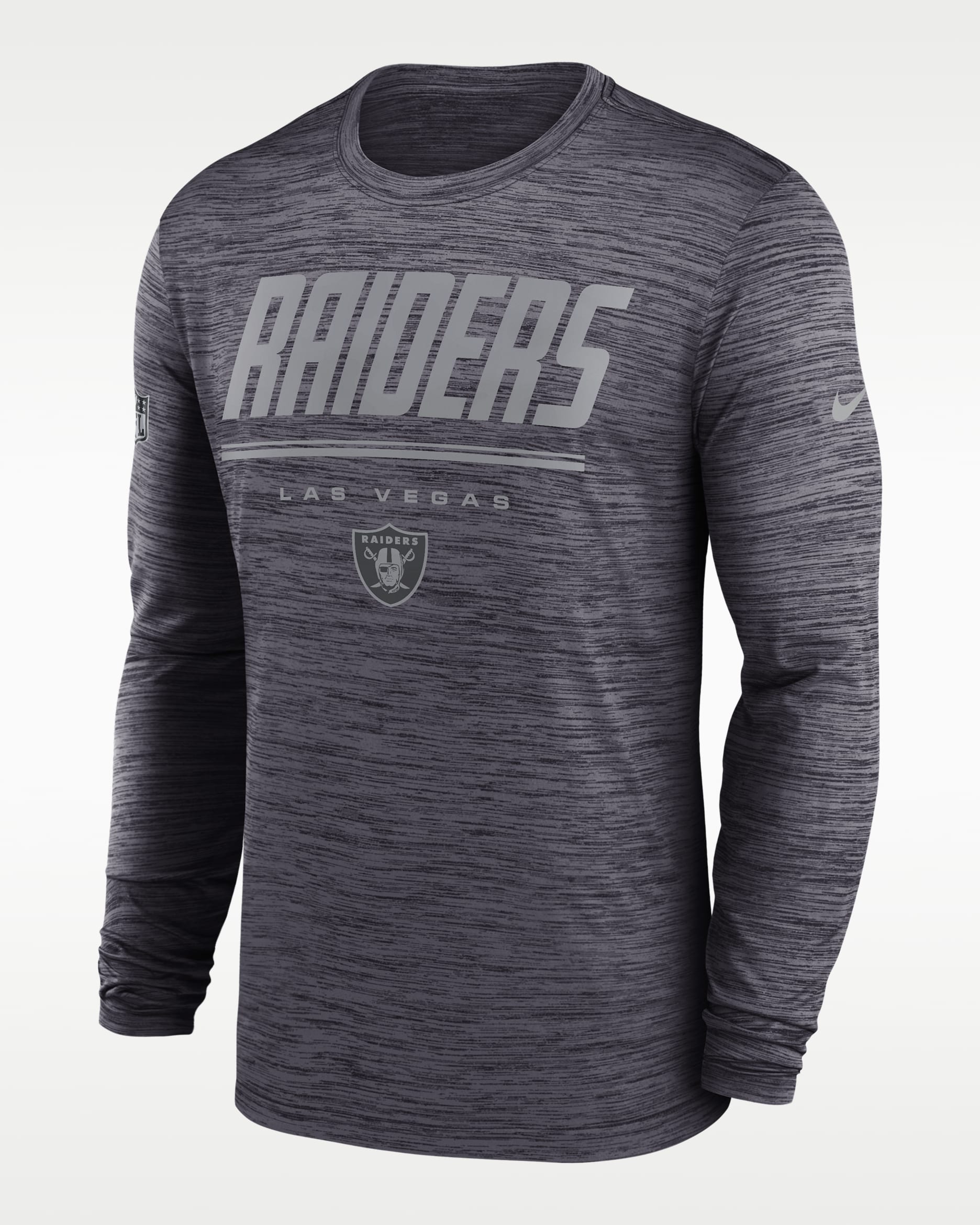 Las Vegas Raiders Sideline Team Issue Velocity Men's Nike Dri-FIT